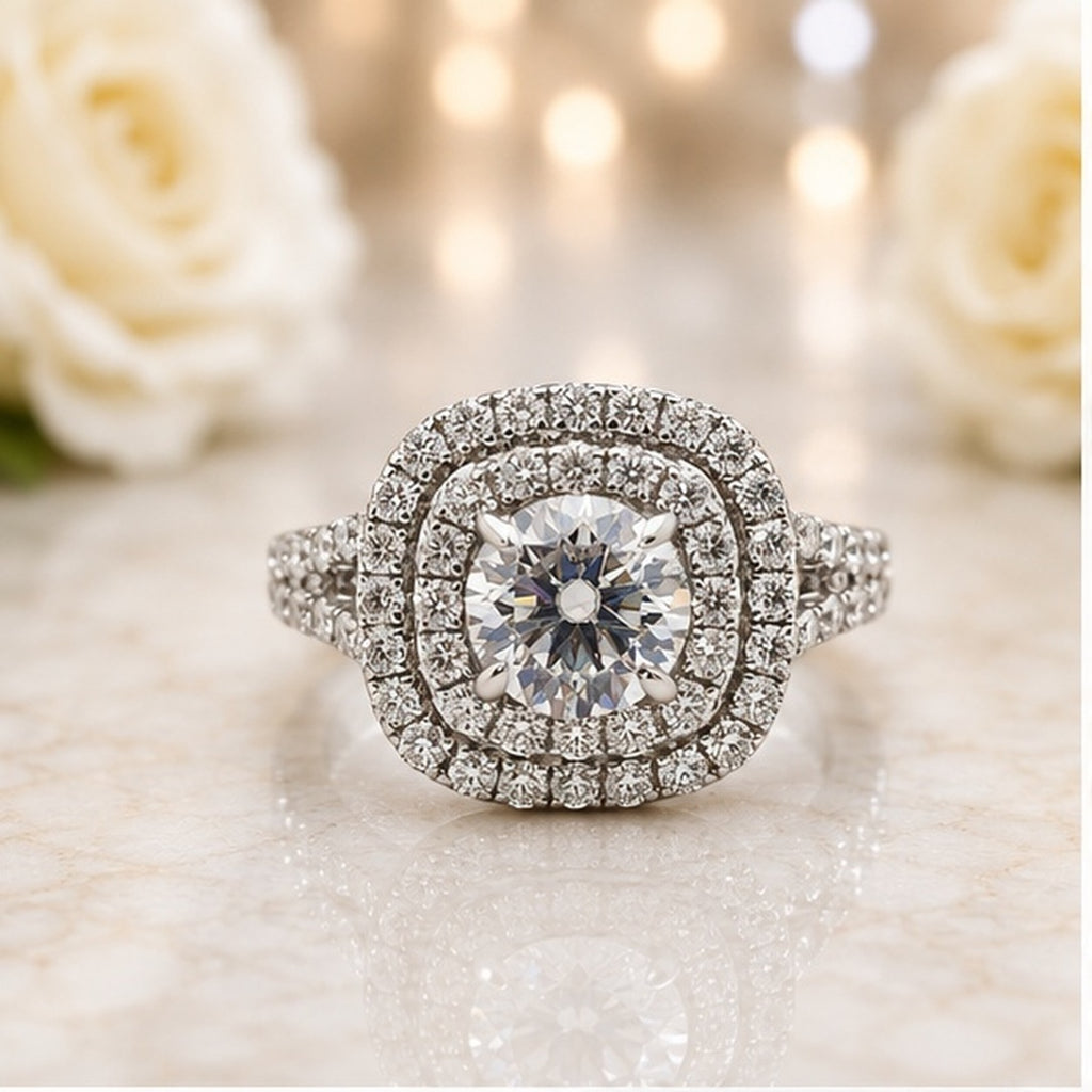 Moissanite 925 Sterling Silver Ring