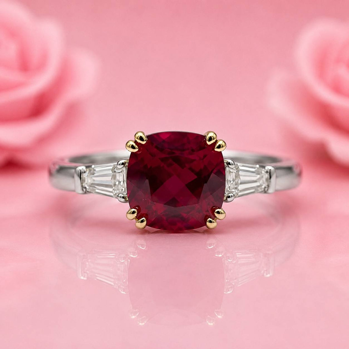Ruby 925 Sterling Silver Ring