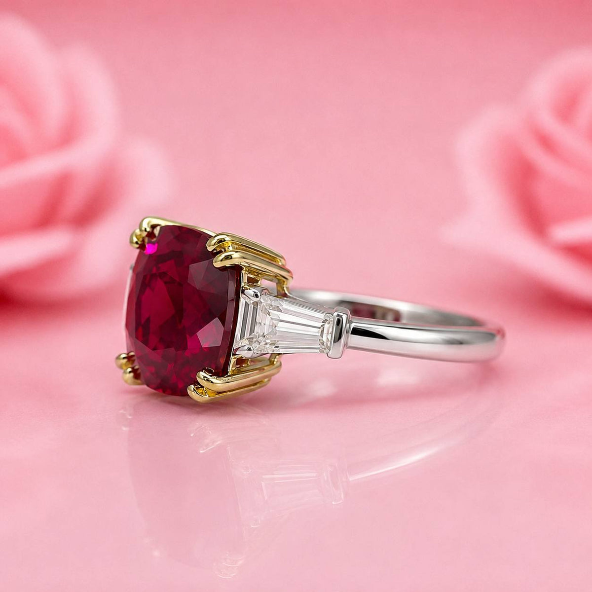 Ruby 925 Sterling Silver Ring
