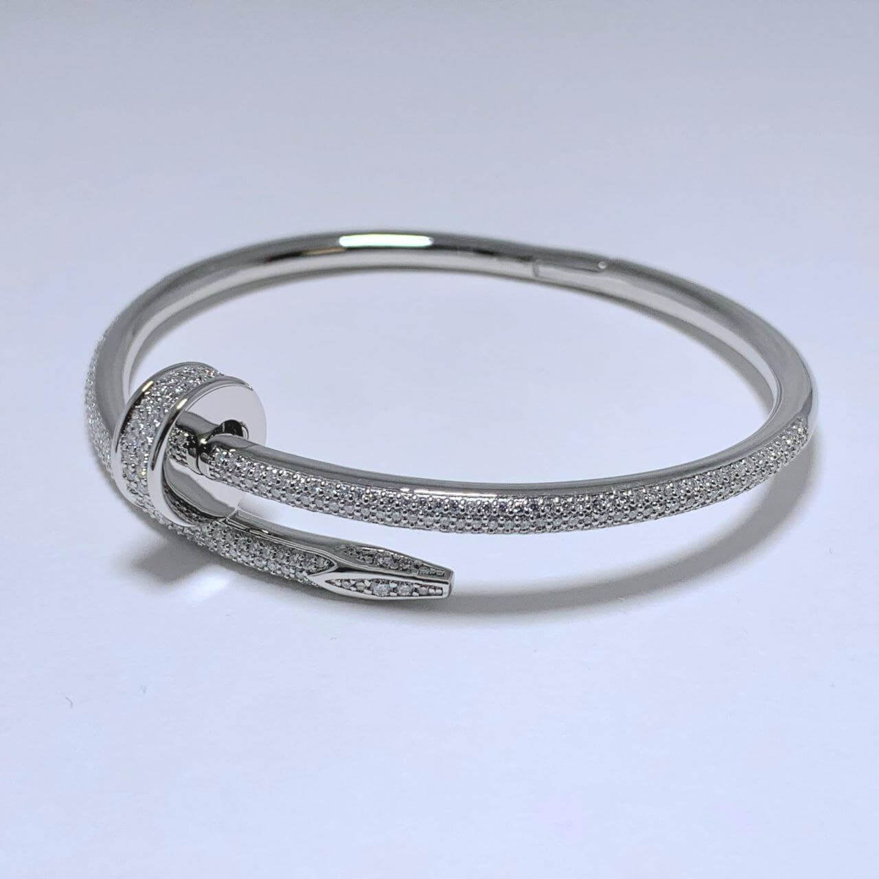 Moissanite Sterling Silver 925 Bracelet