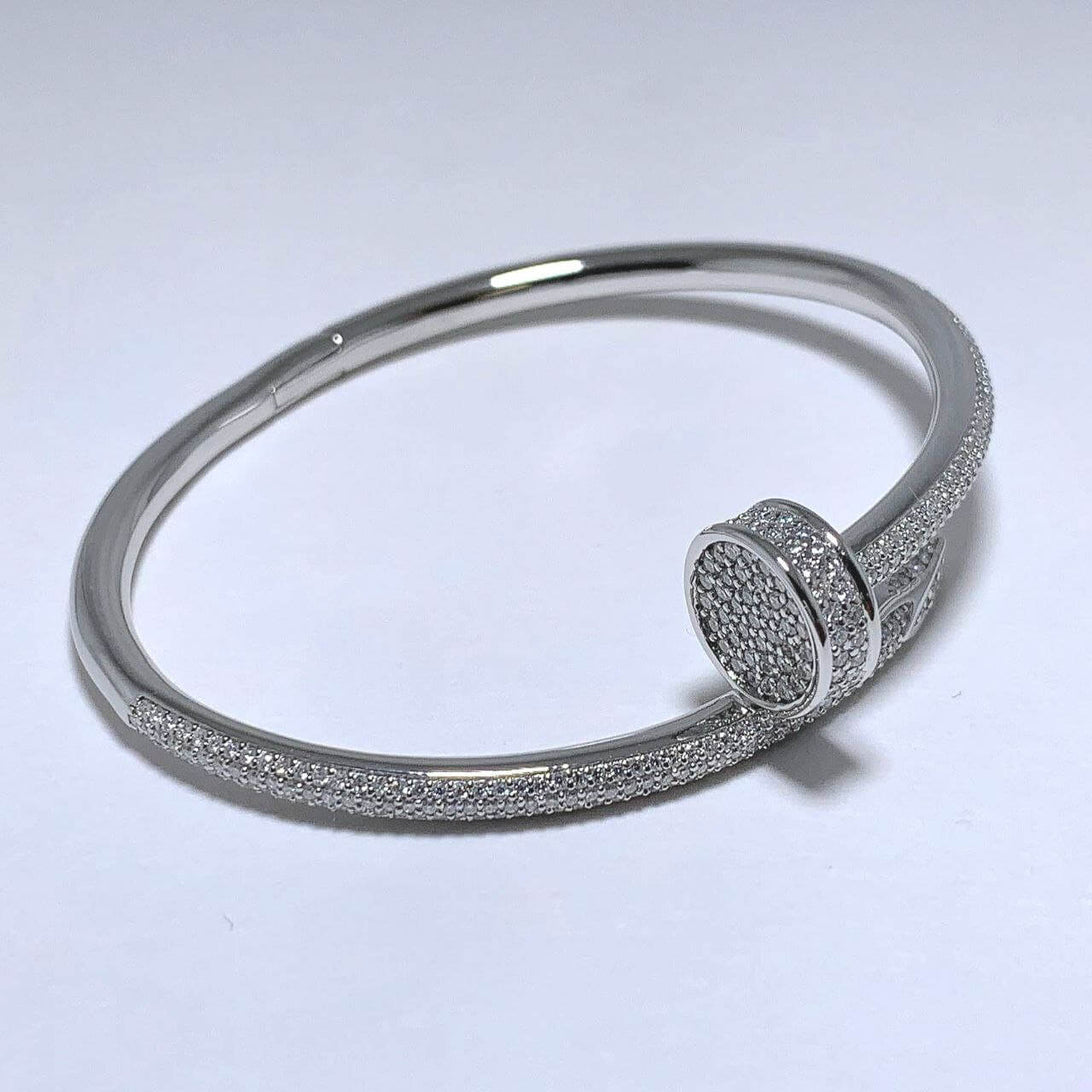 Moissanite Sterling Silver 925 Bracelet