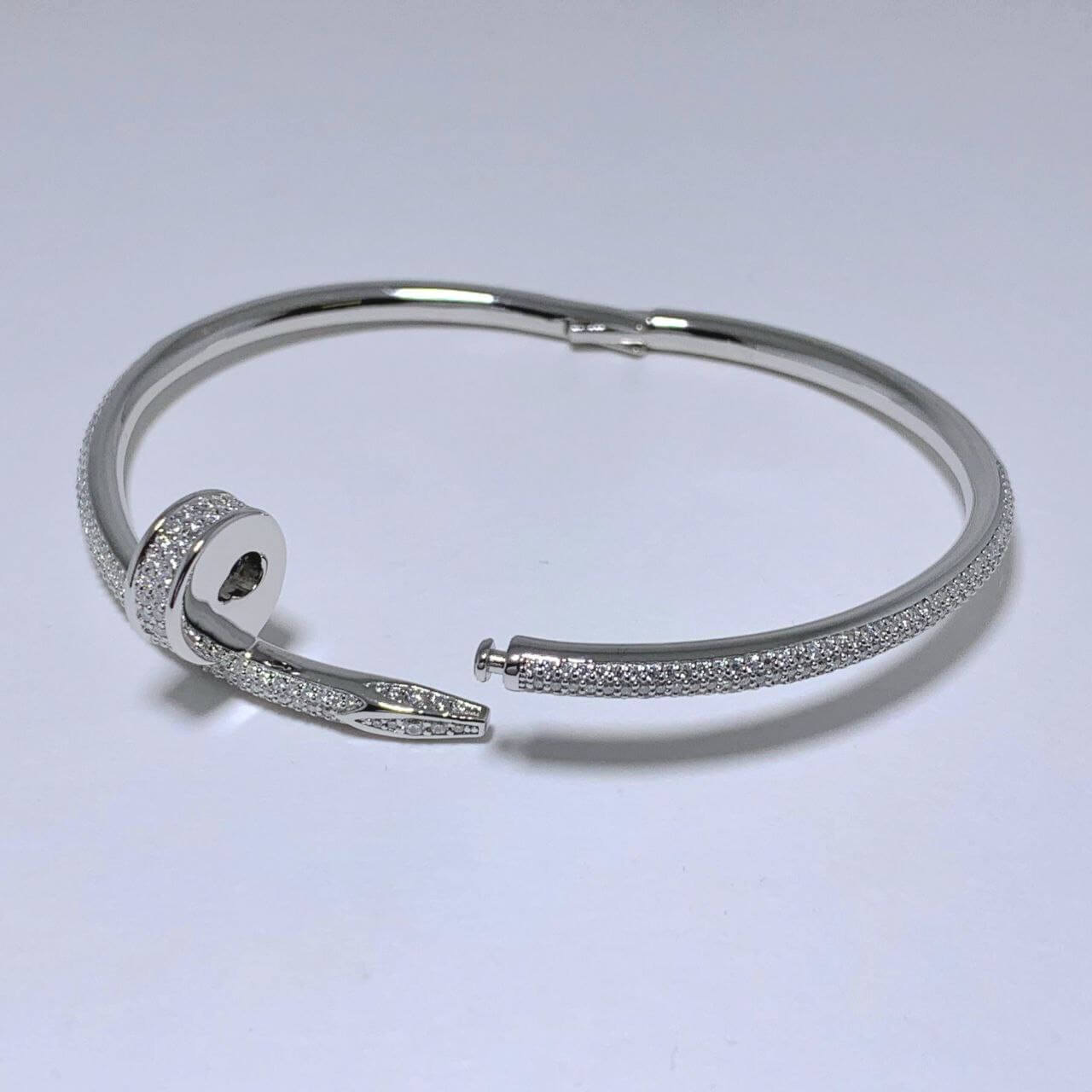 Moissanite Sterling Silver 925 Bracelet
