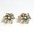 1ct White Moissanite Gold Stud Earrings - SOPHYGEMS