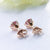2ct Pink Moissanite Gold Stud Earrings - SOPHYGEMS