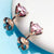 2ct Pink Moissanite Gold Stud Earrings - SOPHYGEMS