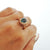 Blue Topaz Moissanite 14K Gold Plated Ring - SOPHYGEMS