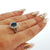 Blue Topaz Moissanite 925 Sterling Silver Ring - SOPHYGEMS