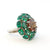 Emerald 14K White Gold Ring - SOPHYGEMS