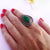 Emerald 6ct and Diamonds Gold Ring - SOPHYGEMS
