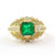 Emerald Diamonds Vintage 14K Gold Ring - SOPHYGEMS