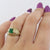 Emerald Diamonds Vintage 14K Gold Ring - SOPHYGEMS