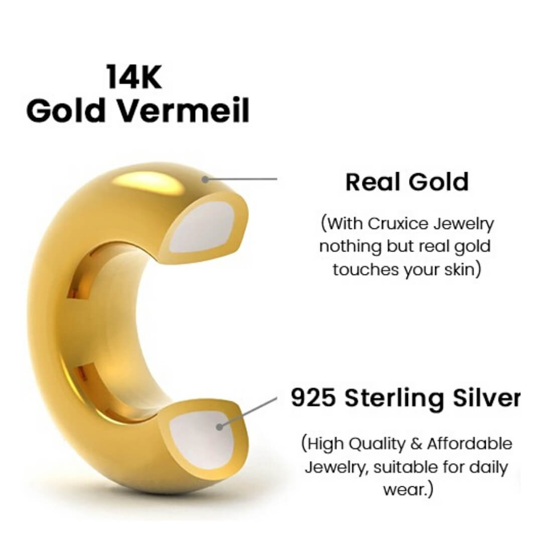 Moissanite Halo Earrings Rose Gold Vermeil 14K - SOPHYGEMS