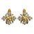 Moissanite Rose Gold Earrings Fashion Design - SOPHYGEMS