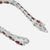 Natural Almandine Garnet & Moissanite 925 Sterling Silver Tennis Bracelet - SOPHYGEMS