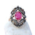 Ruby and Diamonds Gold Vintage Ring - SOPHYGEMS