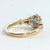 Sapphire and Diamonds Vintage Gold Ring - SOPHYGEMS