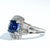 Sapphire & Diamonds Exclusive White Gold Ring - SOPHYGEMS