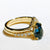 Topaz & Moissanite 14K Yellow Gold Vermeil Ring Bundle - SOPHYGEMS