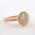 Topaz Moissanites 14K Gold Vermeil Ring - SOPHYGEMS